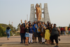 Fatima Jeylani My study abroad group and I at the Kwame Nkrumah Memorial Park in Accra with her study abroad group at the Kwame Nkrumah Memorial Park in Accra